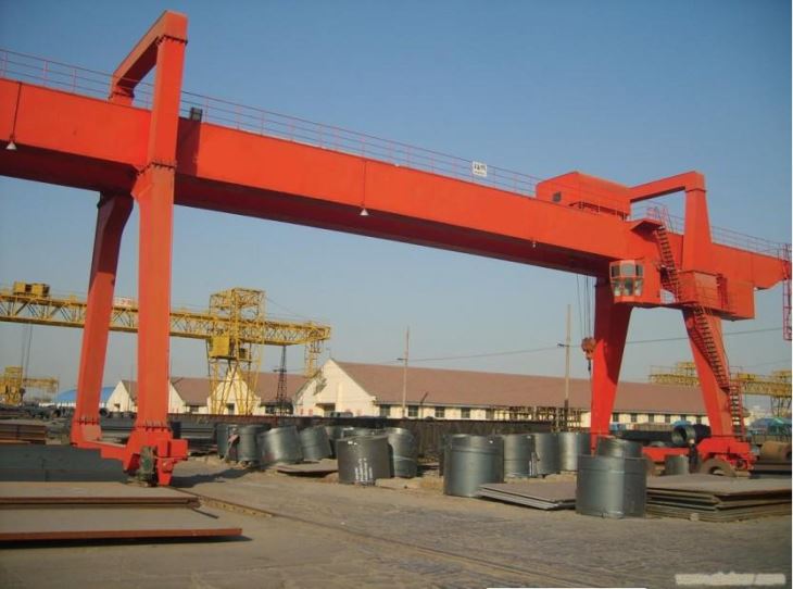 Double Girder untuk angkat berat listrik 80 Ton Gantry Crane