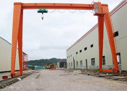 Tugas Ringan 8T Hoist Tunggal Girder Gantry Crane