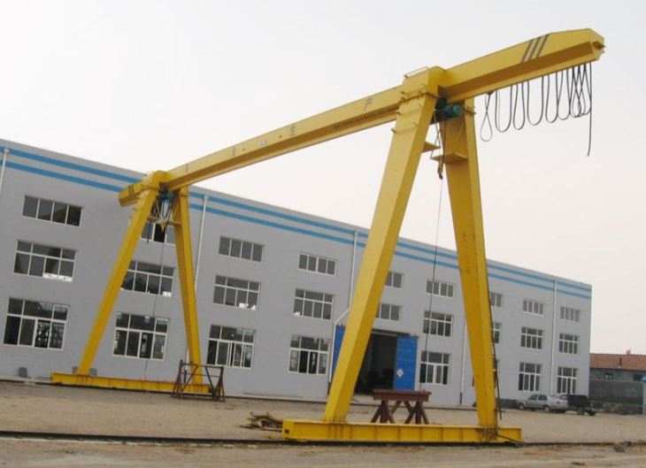 Kolam Remote Control Gantry Crane 20 Ton