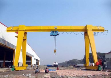 10 ton Single atau Gantry Crane untuk halaman