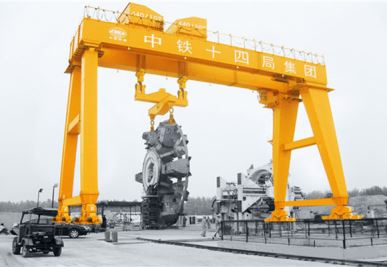 Double Girder Gantry Crane dengan Shield