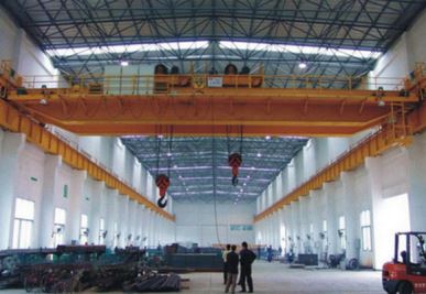 Double Girder Overhead Crane dengan Double Trolley