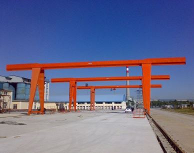 MH Light Duty Mobile Single atau Gantry Crane 10 Ton